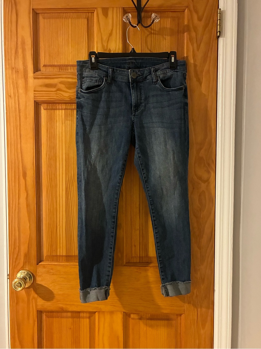 Kut from the Kloth Dark Wash Cropped Slim Jeans